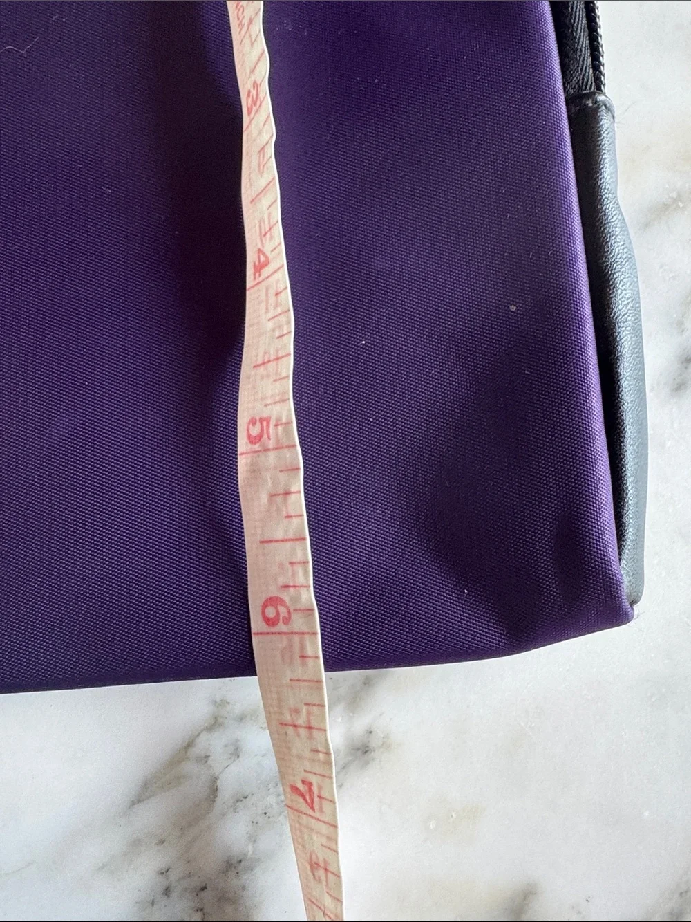 TUMI for Delta Purple Nylon Amenity Kit Travel Cosmetic Toiletry Pouch